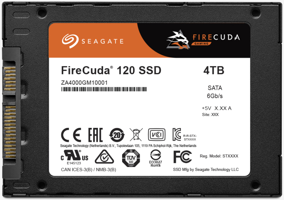 Seagate expands gaming SSD line with 120 series FireCuda
