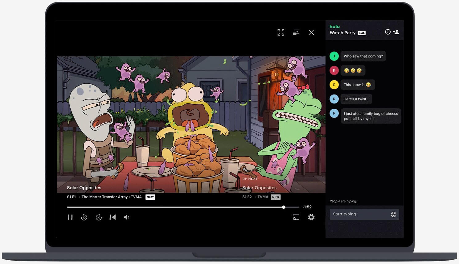 Hulu's Watch Party lets you co-view TV shows and movies in groups of up to eight