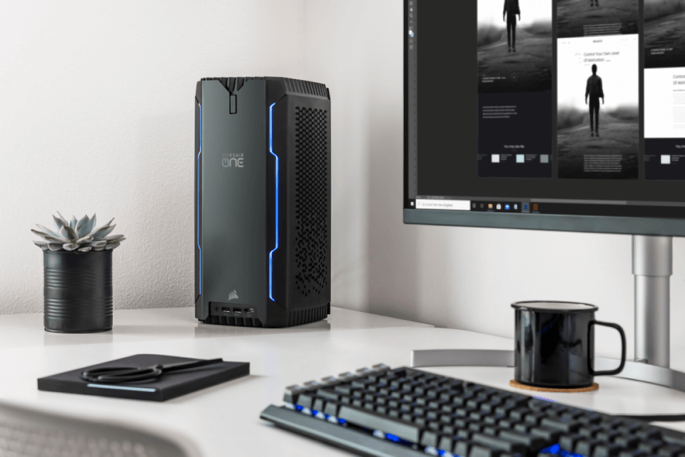 Tiny but powerful: the new Corsair One Mini PC features a Ryzen 3950X and RTX 2080 Ti