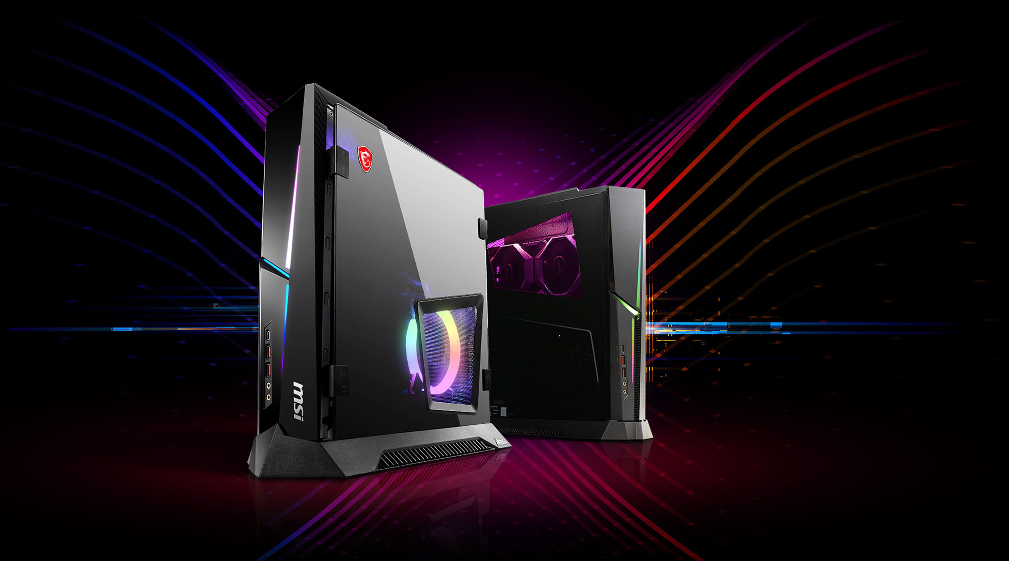 MSI unveils a slew of angular gaming PCs