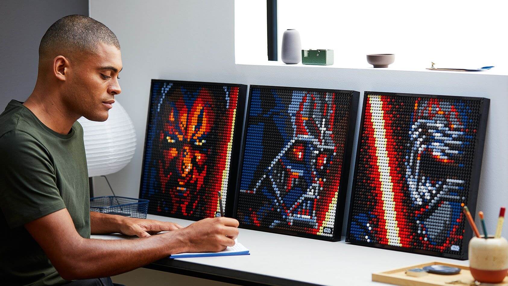 Lego's new Art line lets you build posters of Darth Vader, Iron Man, and more