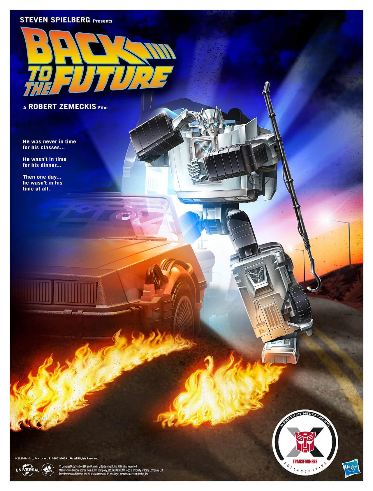 Check out this Back to the Future Transformers crossover figure