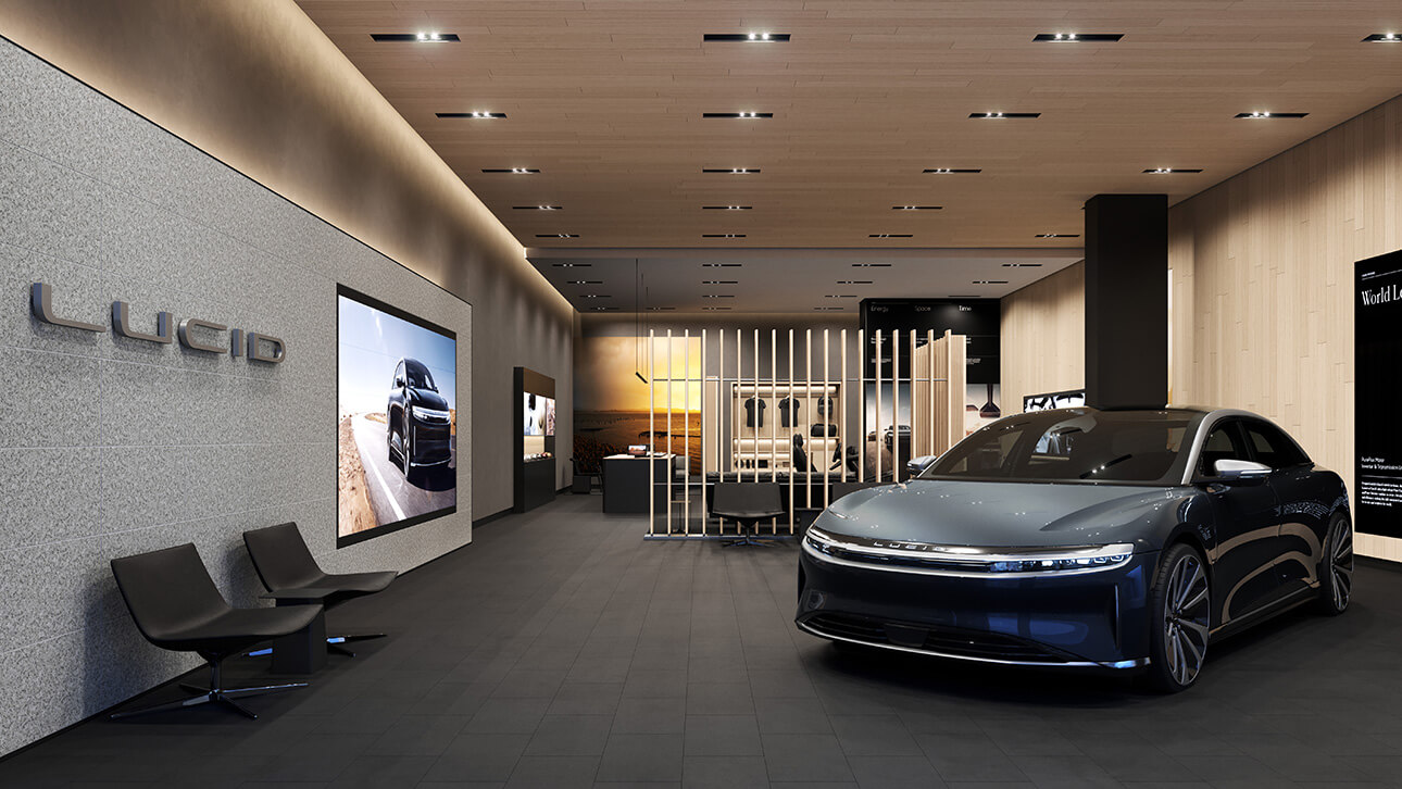 Lucid Motors to open 20 sales and service locations in North America through 2021