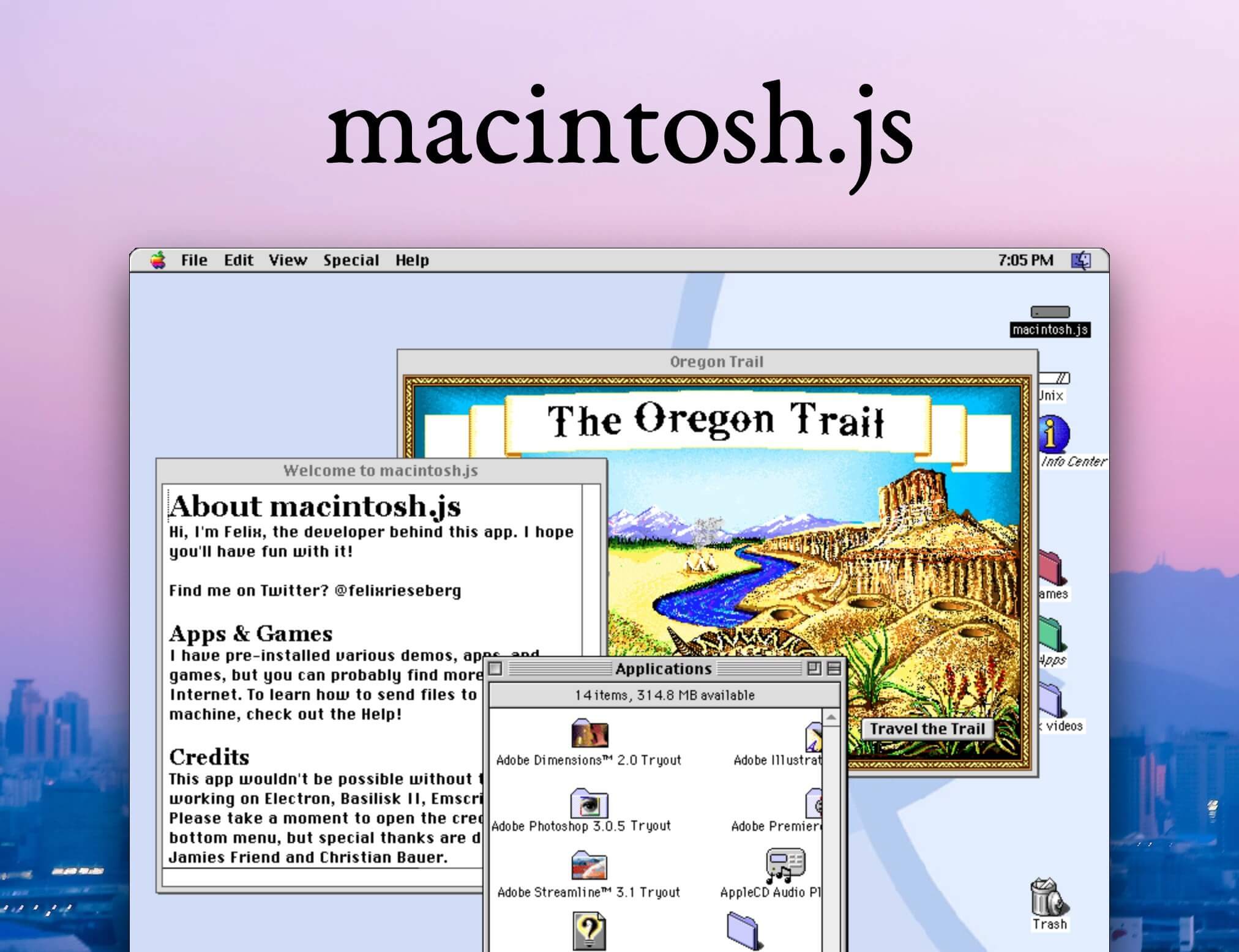 Nifty new JavaScript app emulates the old Mac OS 8