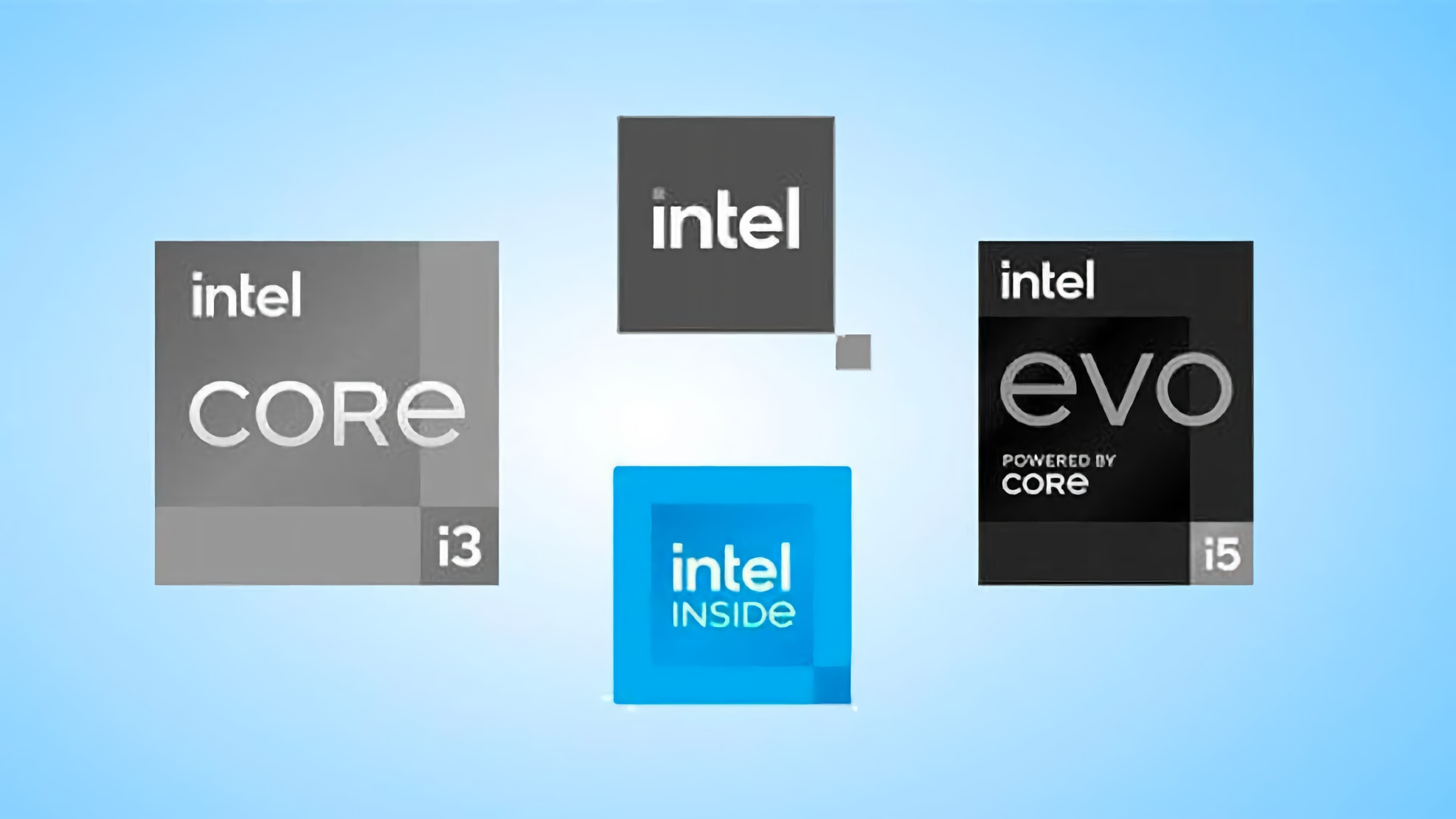 Intel registers new company, Core, and Evo logos