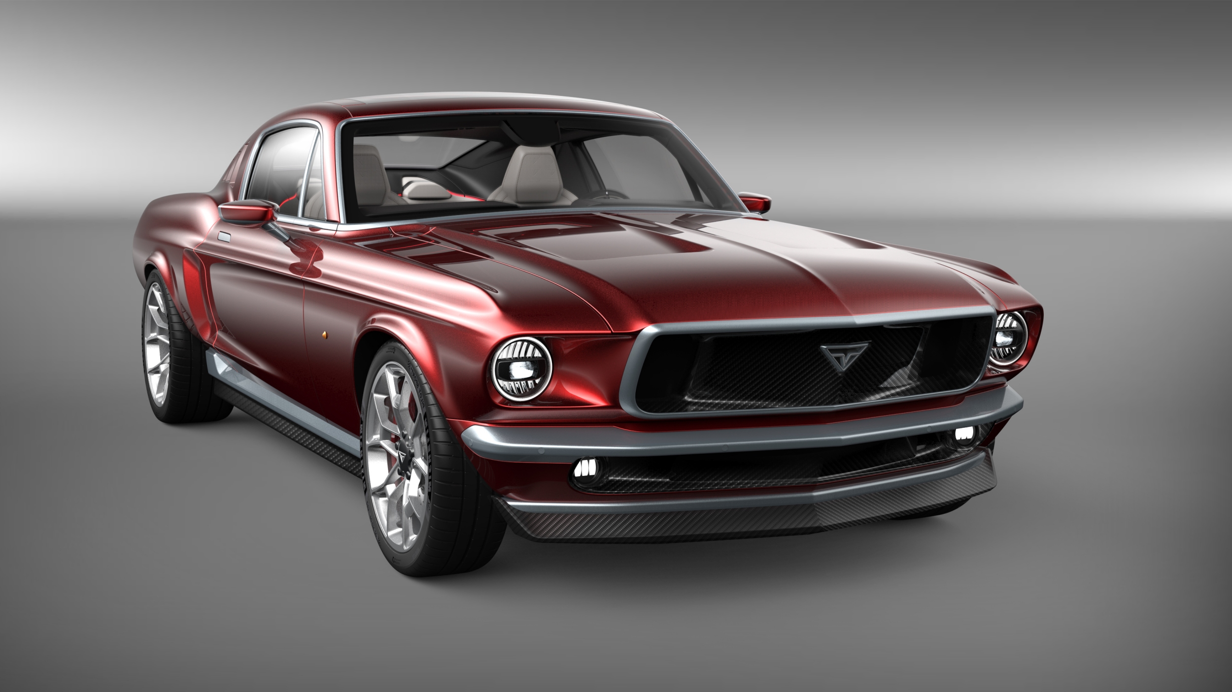 The Aviar R67 is a 840 HP, all-electric classic Mustang
