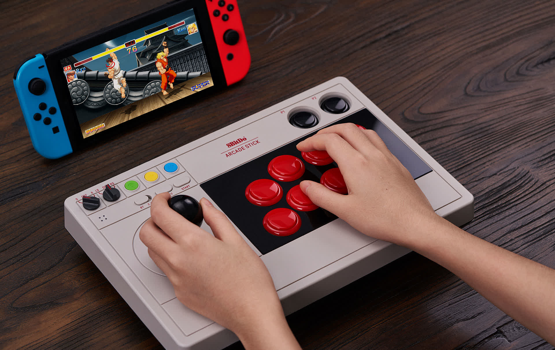 8BitDo is making a moddable arcade gaming stick for PC and Switch