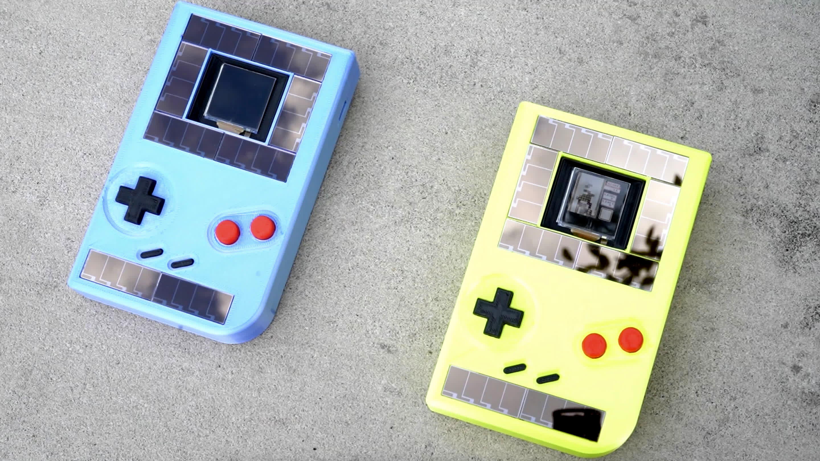 Solar-powered Game Boy can run indefinitely (but shuts down every 10 seconds)
