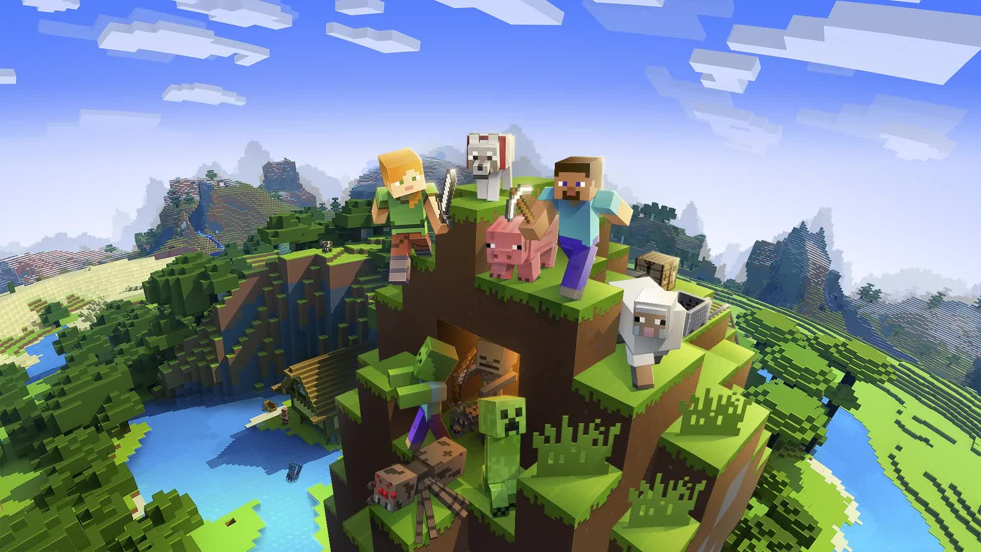 Minecraft: Bedrock Edition with Ray Tracing and Advanced Graphics