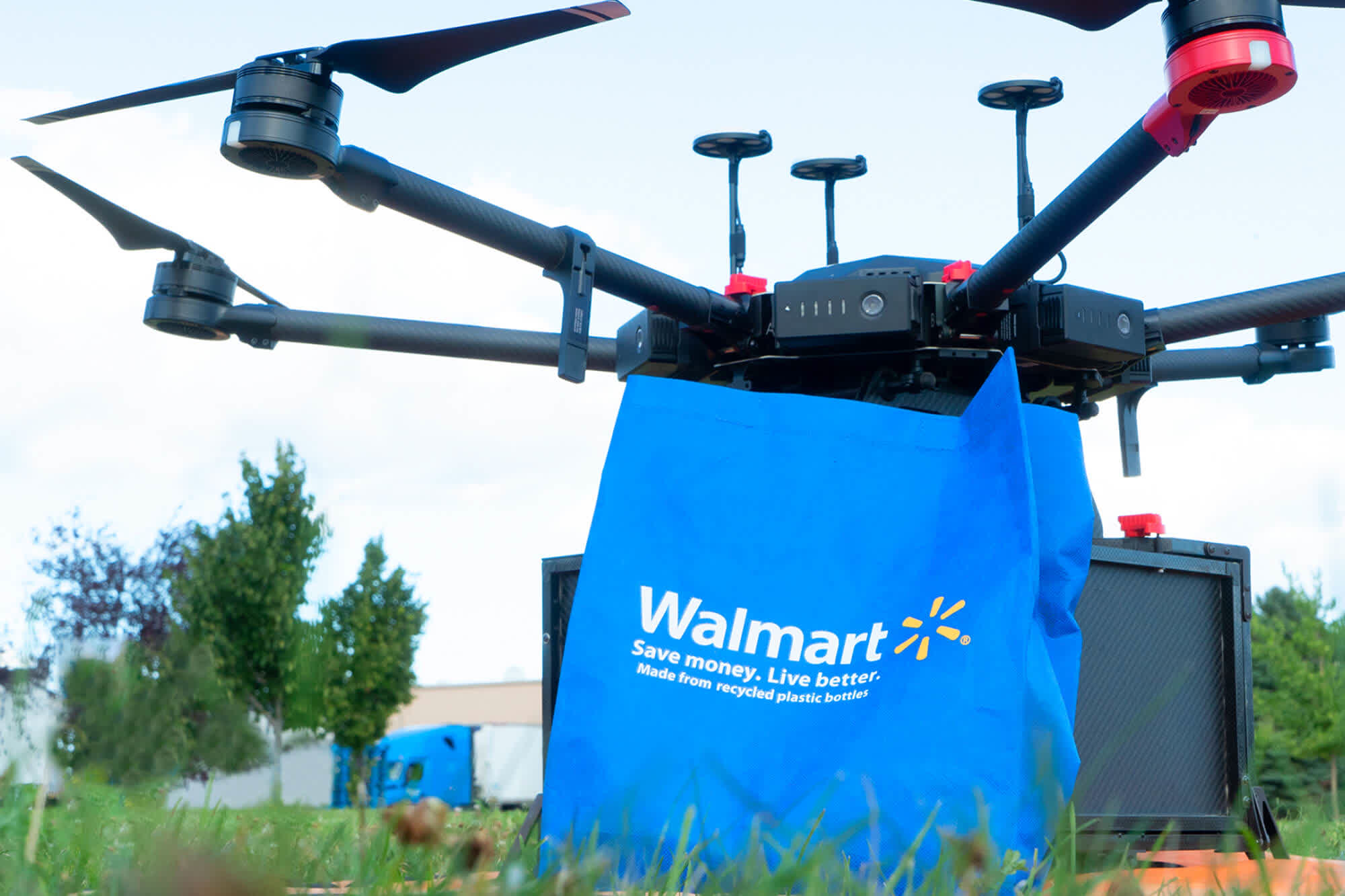 Walmart is testing drones to deliver orders to shoppers