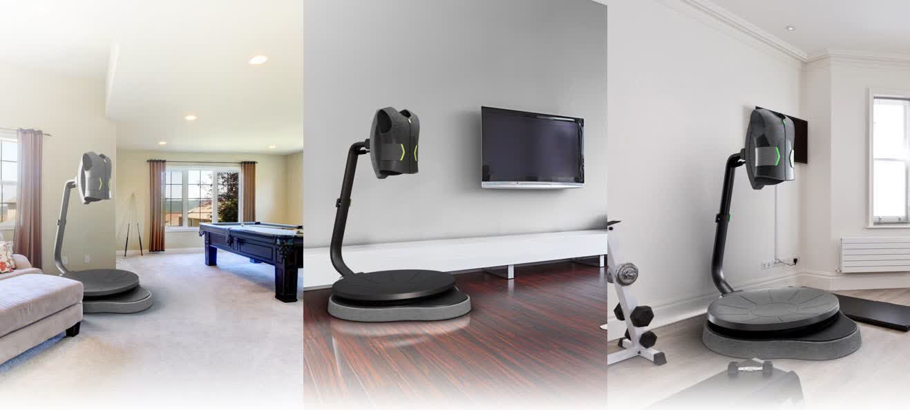 Virtuix's Omni One VR treadmill improves upon the design of its predecessor