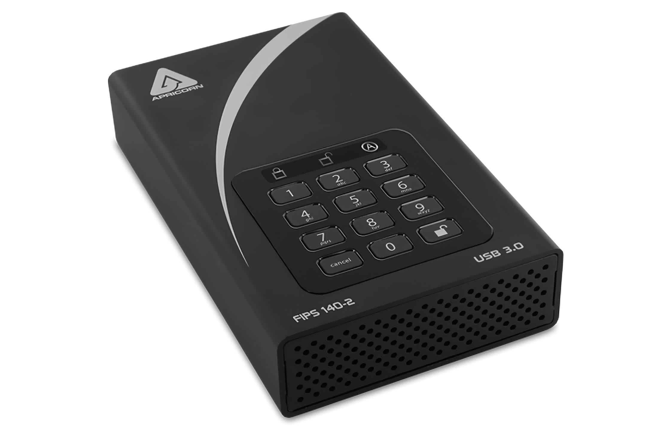 Apricorn launches the world's largest and possibly most secure external HDD