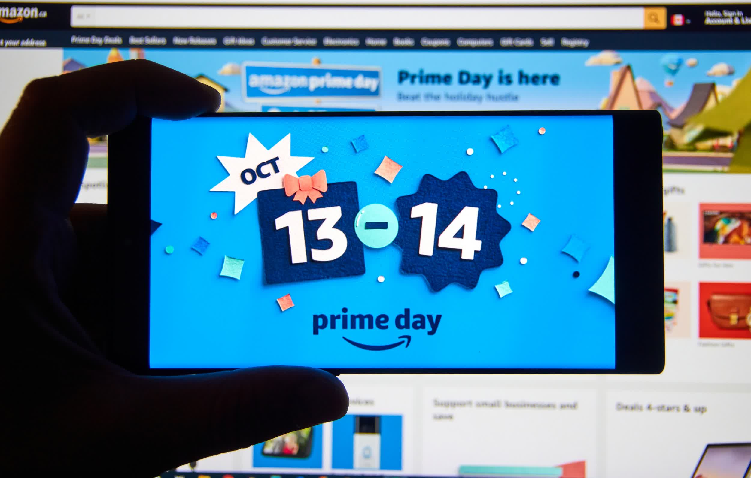 Amazon said third-party sellers surpassed $3.5 billion in sales during Prime Day