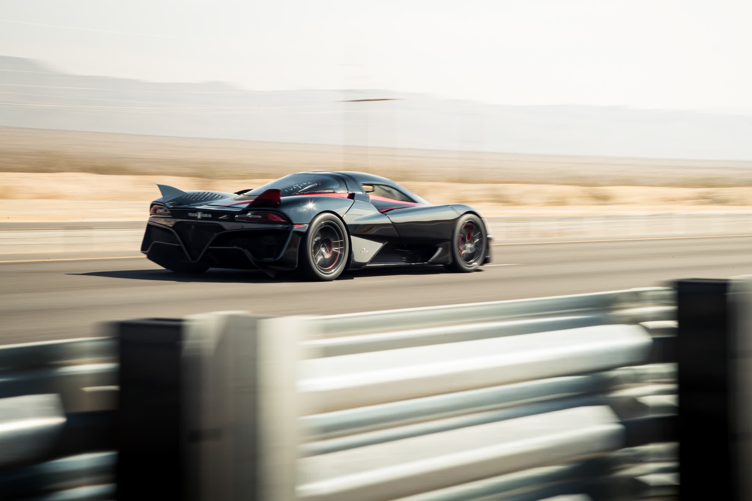 An American hypercar has smashed the top speed world record for a production car