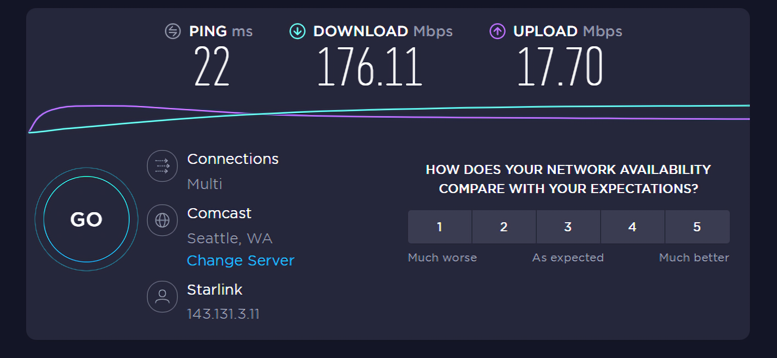 Starlink beta testers are impressed with the speeds on the new