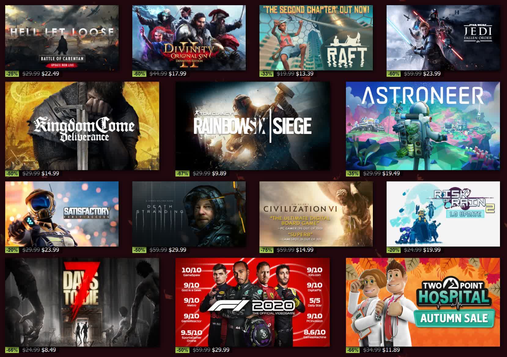 Steam Autumn Sale End Date. All the games you need to buy from this