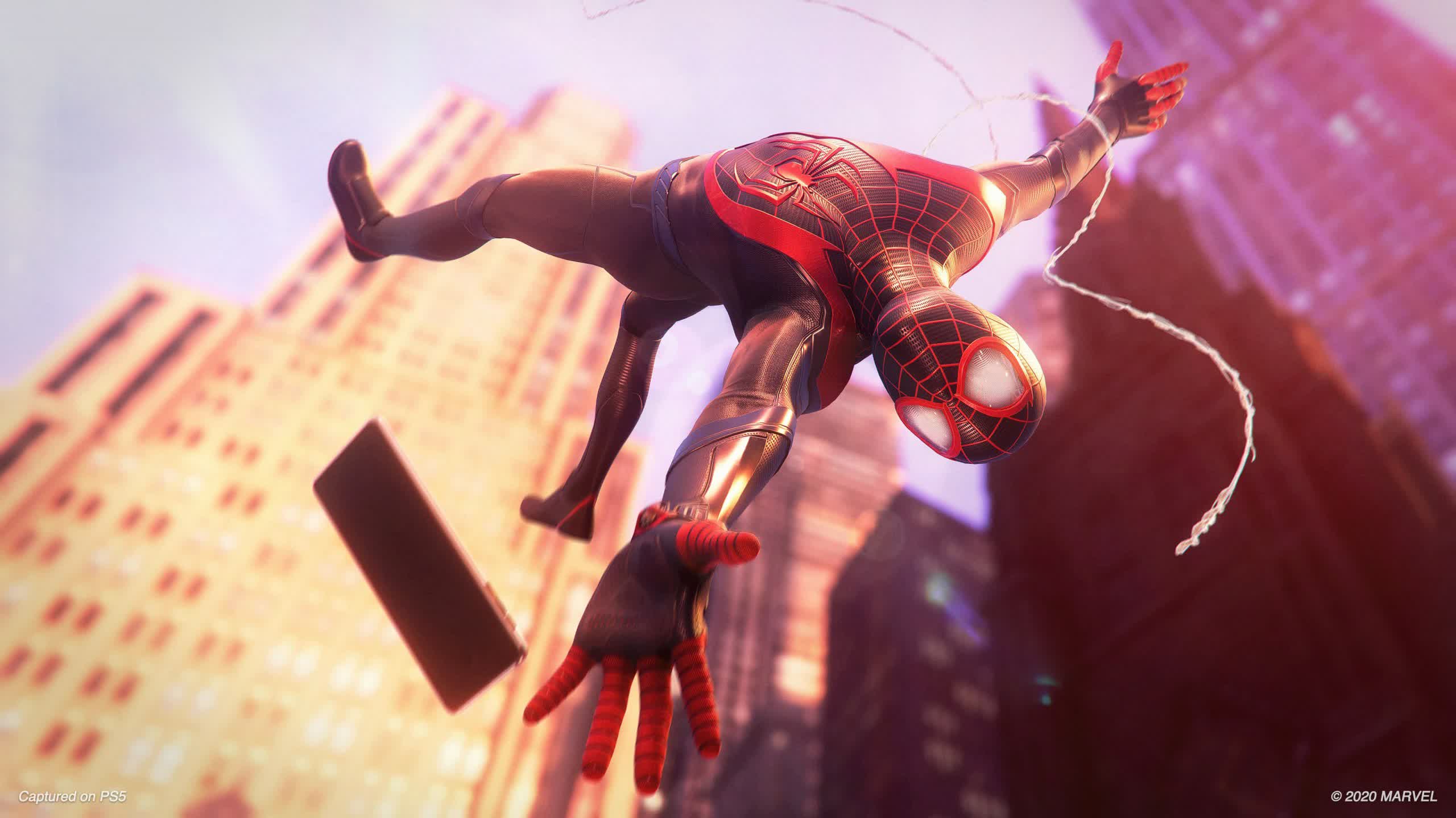 Play Spider-Man: Miles Morales as a web-slinging patio heater