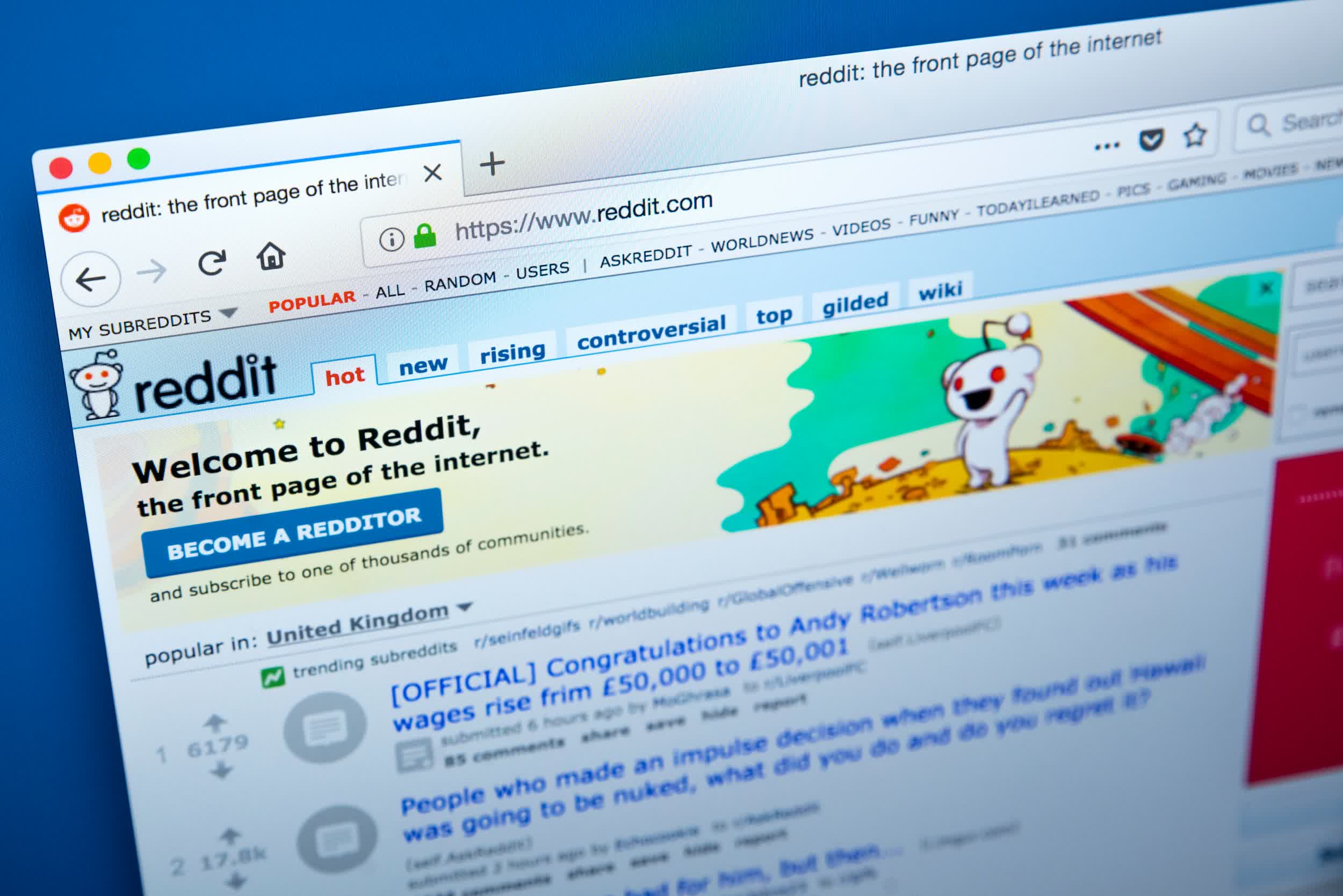 12) reddit: the front page of the internet