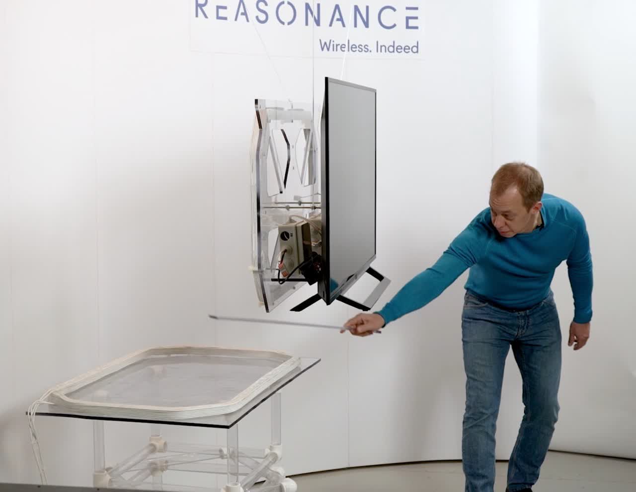 A wireless future? Reasonance shows off its cordless TV at CES 2021