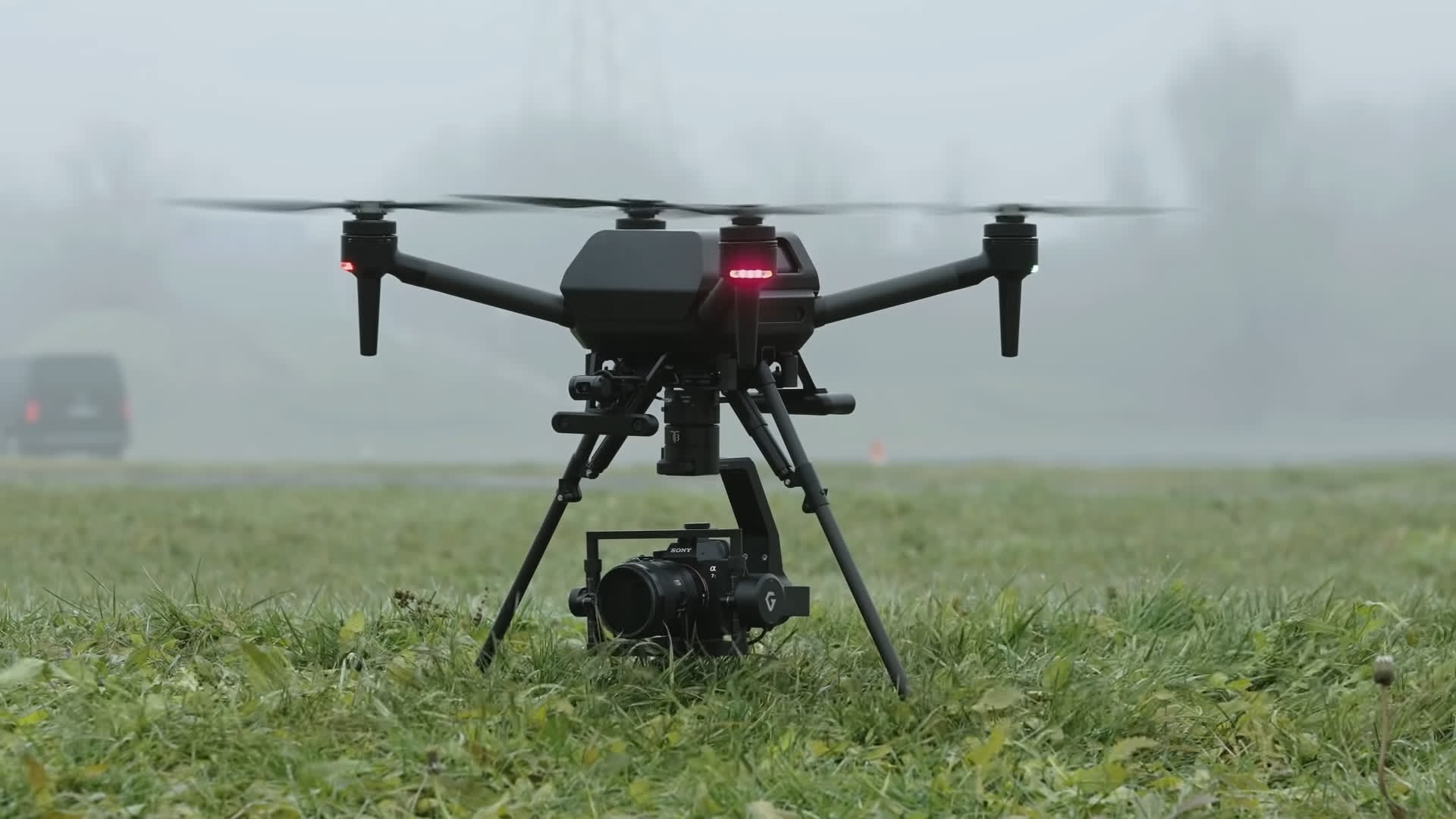 Sony unveils Airpeak drone, shows off aerial footage of its road-tested Vision-S concept EV