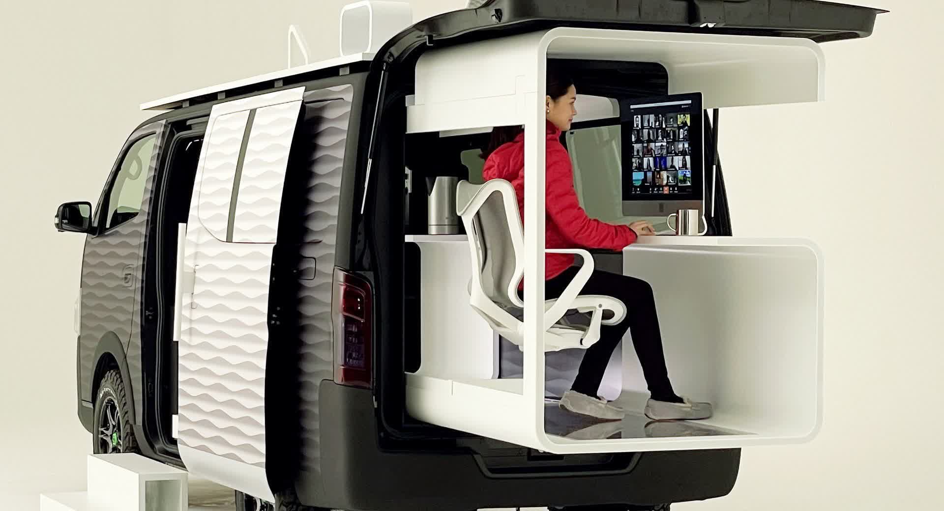 Take the office into the wilderness with Nissan's concept vehicle