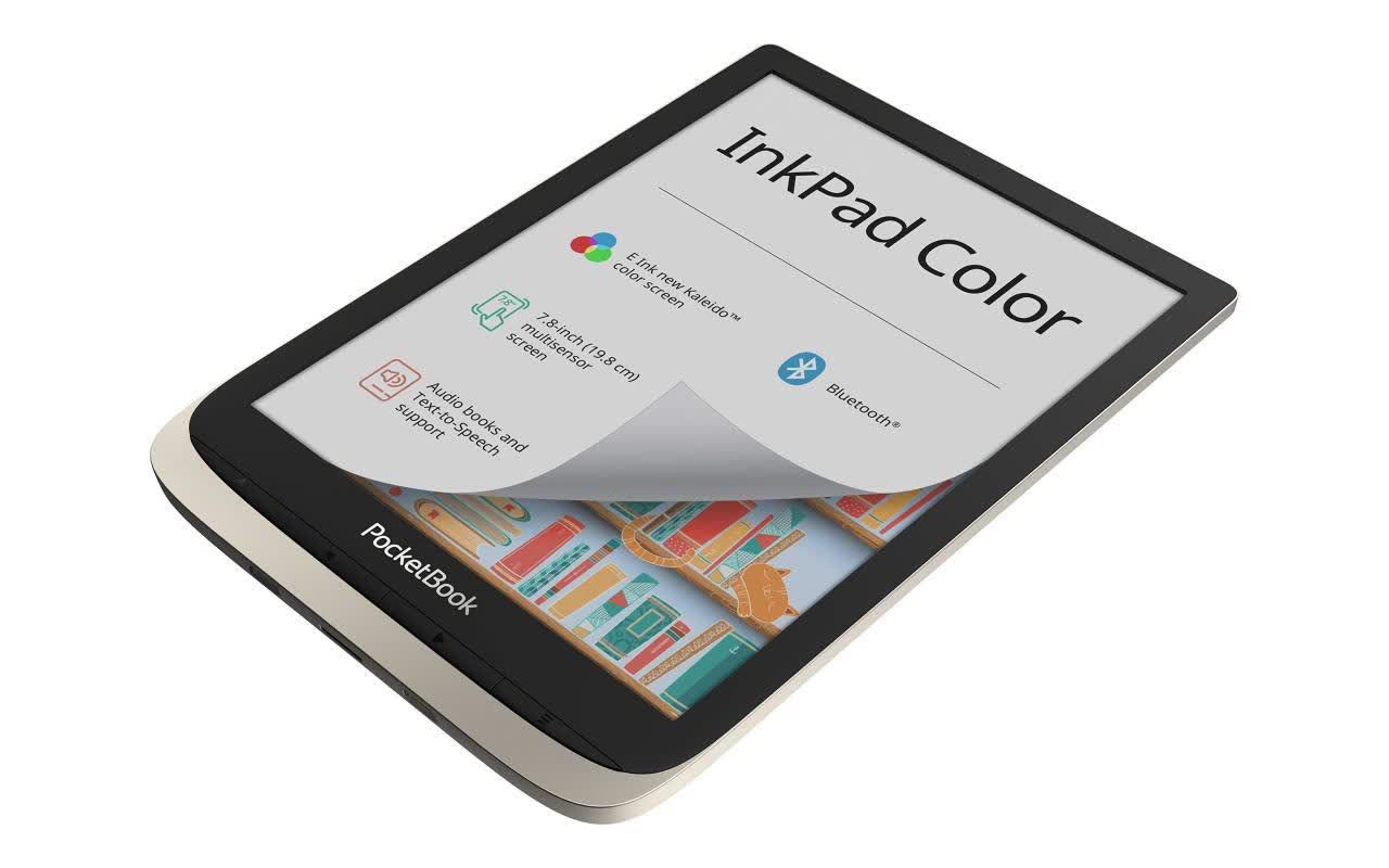 PocketBook's 7.8-inch color e-reader is now available to buy