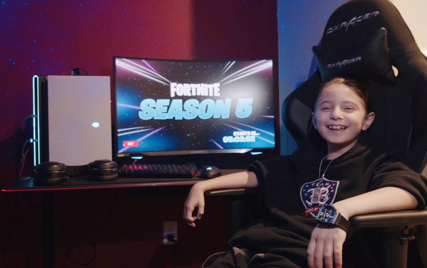 Eight-year-old Fortnite player given $33,000 and $5,000 PC for turning pro