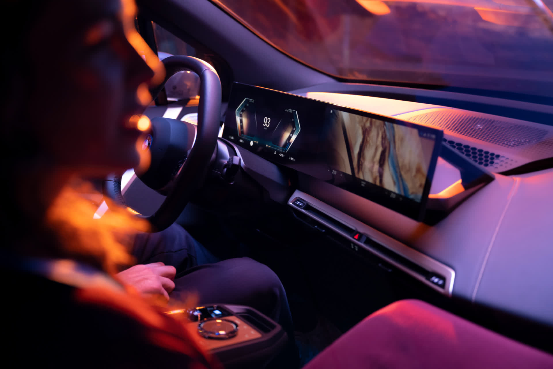 BMW's all-new iDrive infotainment system features curved screens, will debut in upcoming EVs