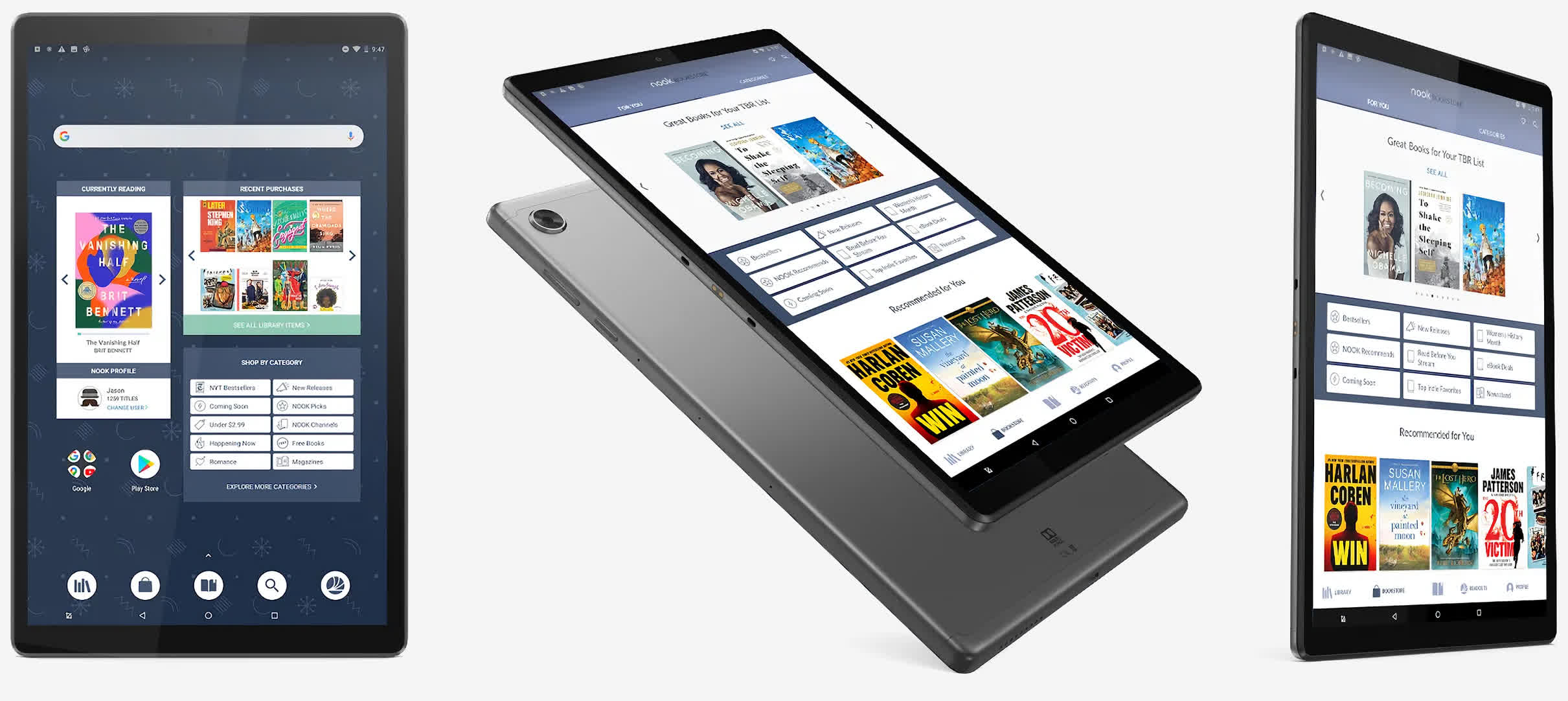 Barnes & Noble partners with Lenovo on its latest 10-inch Nook tablet