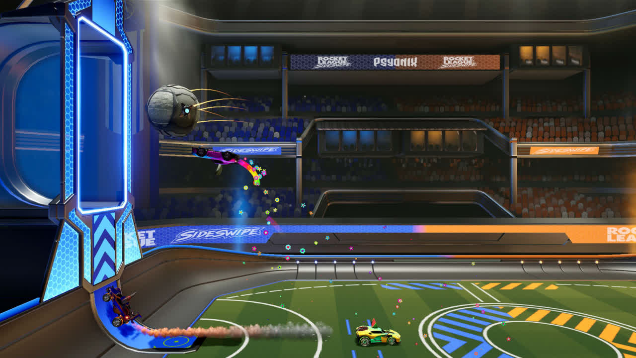 Rocket League Sideswipe is a 2D take on Psyonix's popular soccer-with-cars game for mobile devices