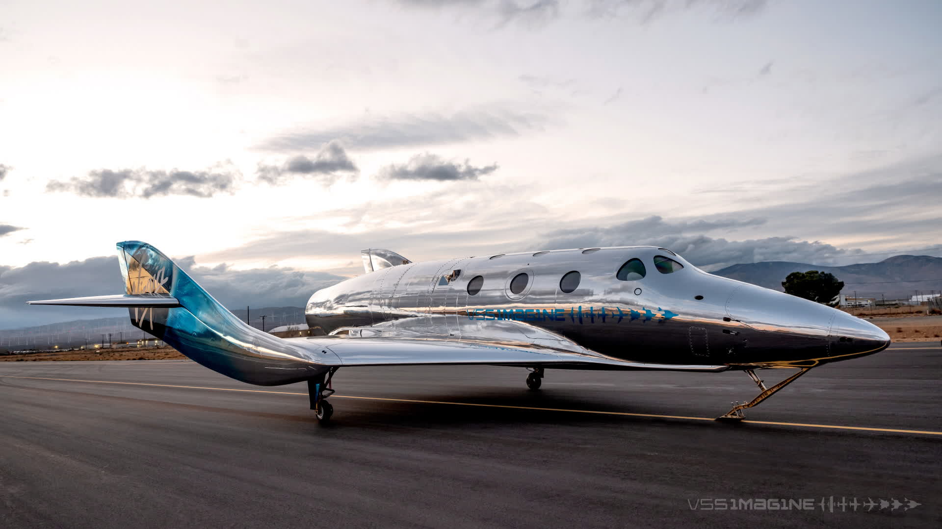 Virgin Galactic unveils its flashy next-generation spaceship, the VSS Imagine