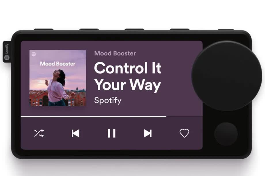 This is Spotify's 'Car Thing' gadget, as shown in the app's own code