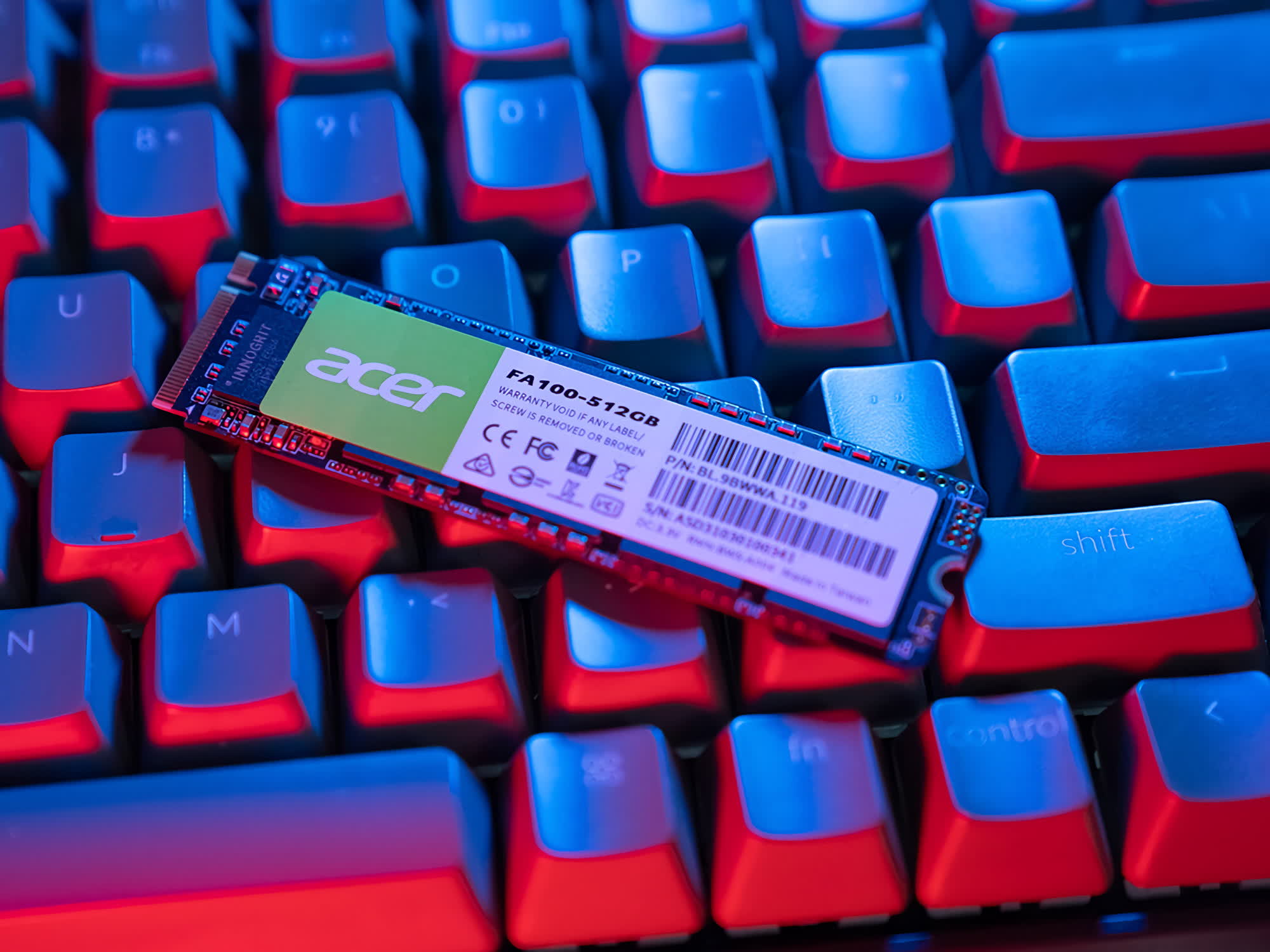 Acer will soon sell SSDs and RAM kits made by Chinese chipmaker Biwin