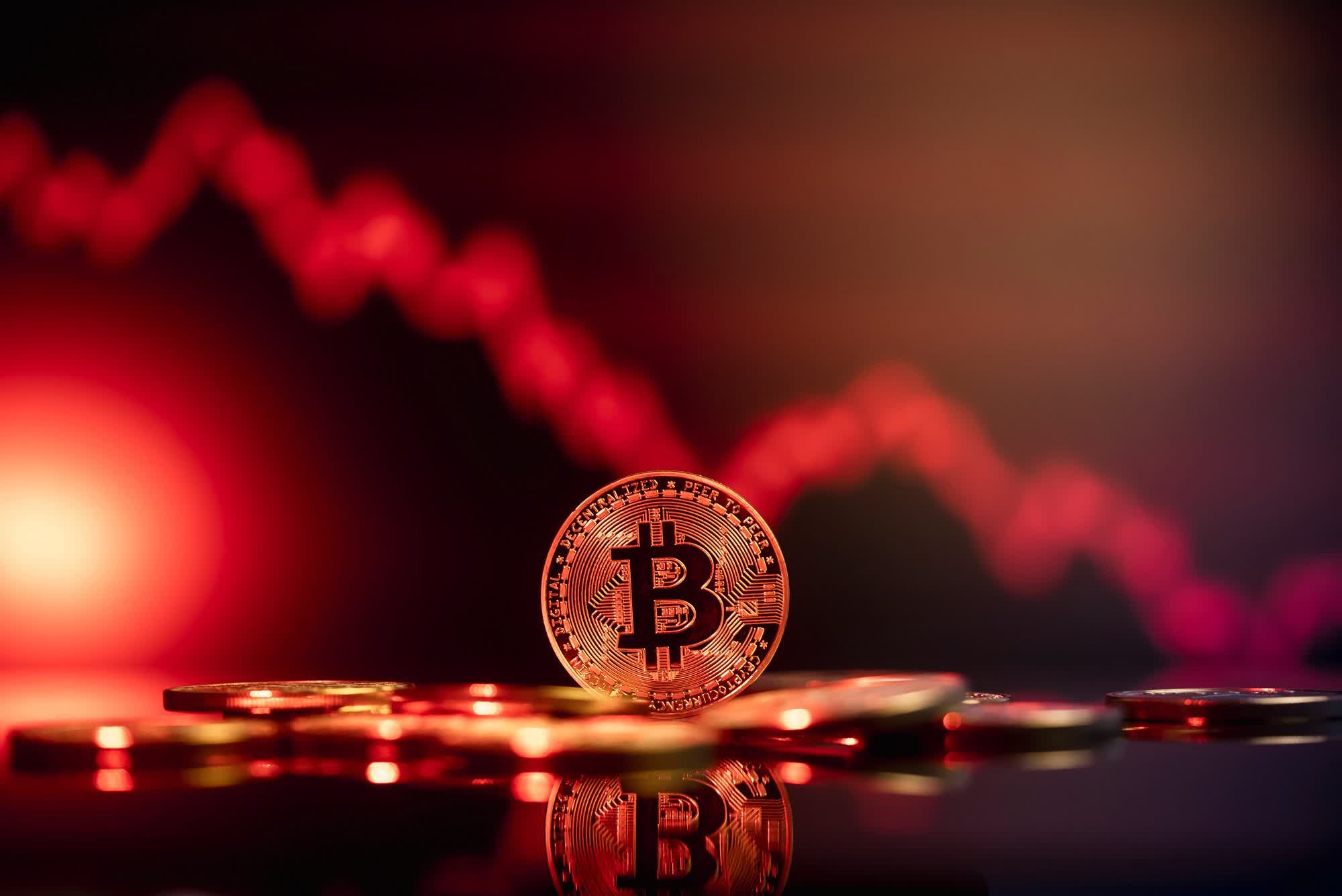 Cryptocurrency market dips below $1 trillion as Bitcoin nears its lowest price of 2022