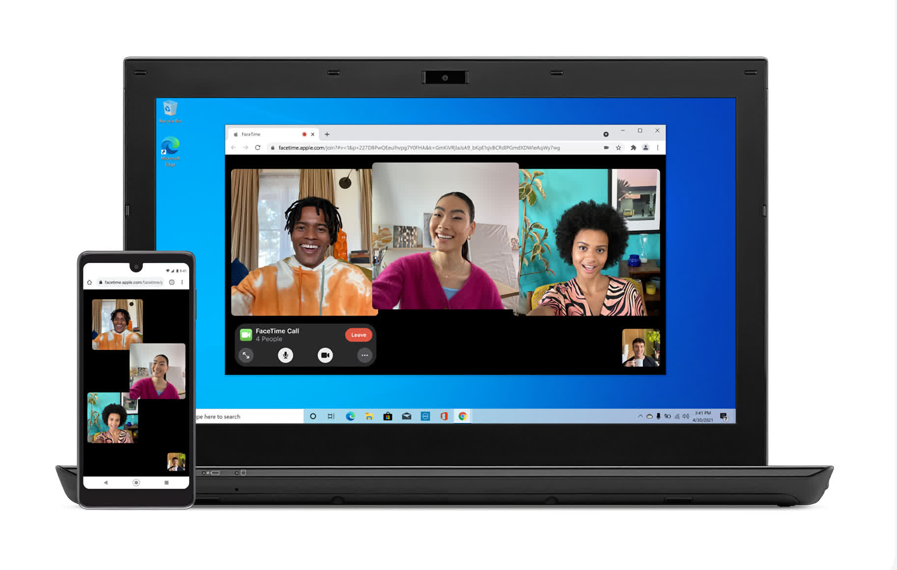 Apple is bringing FaceTime to Android and Windows... kind of