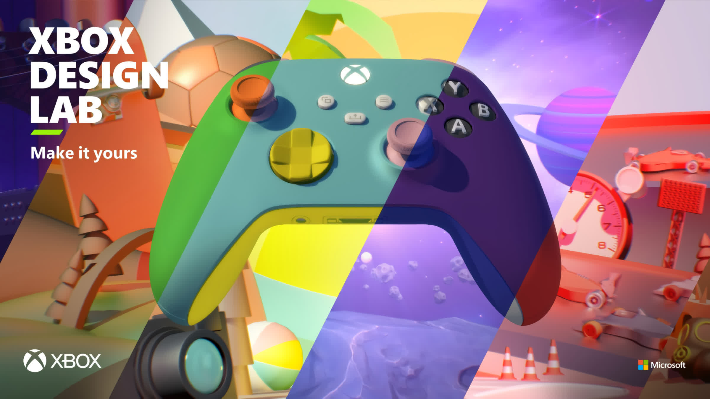 Xbox Design Lab offers over 30 million color combinations for custom controllers