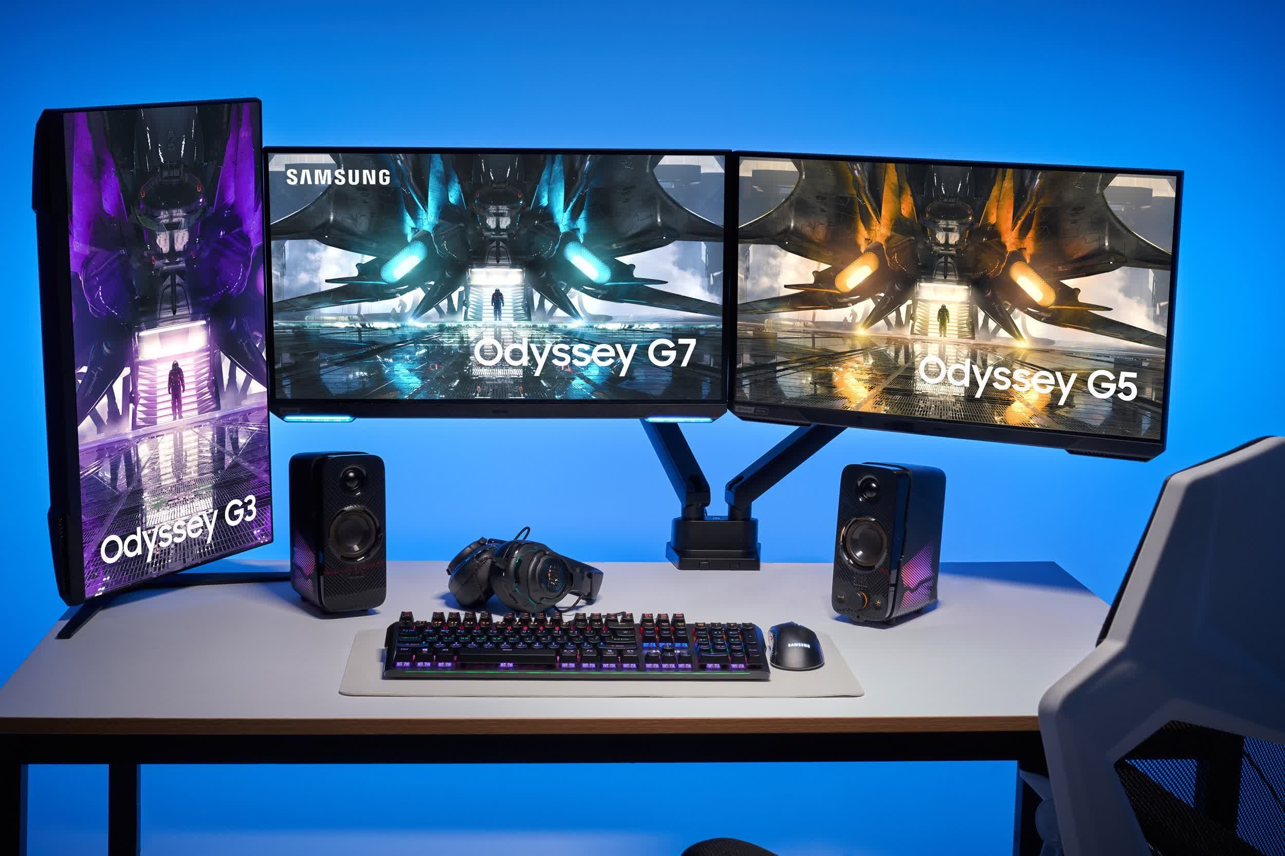 Samsung adds four high refresh monitors to its Odyssey line