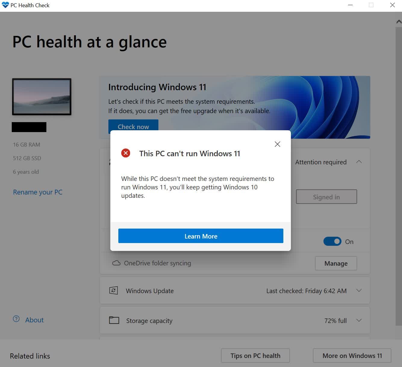 windows pc health check download microsoft