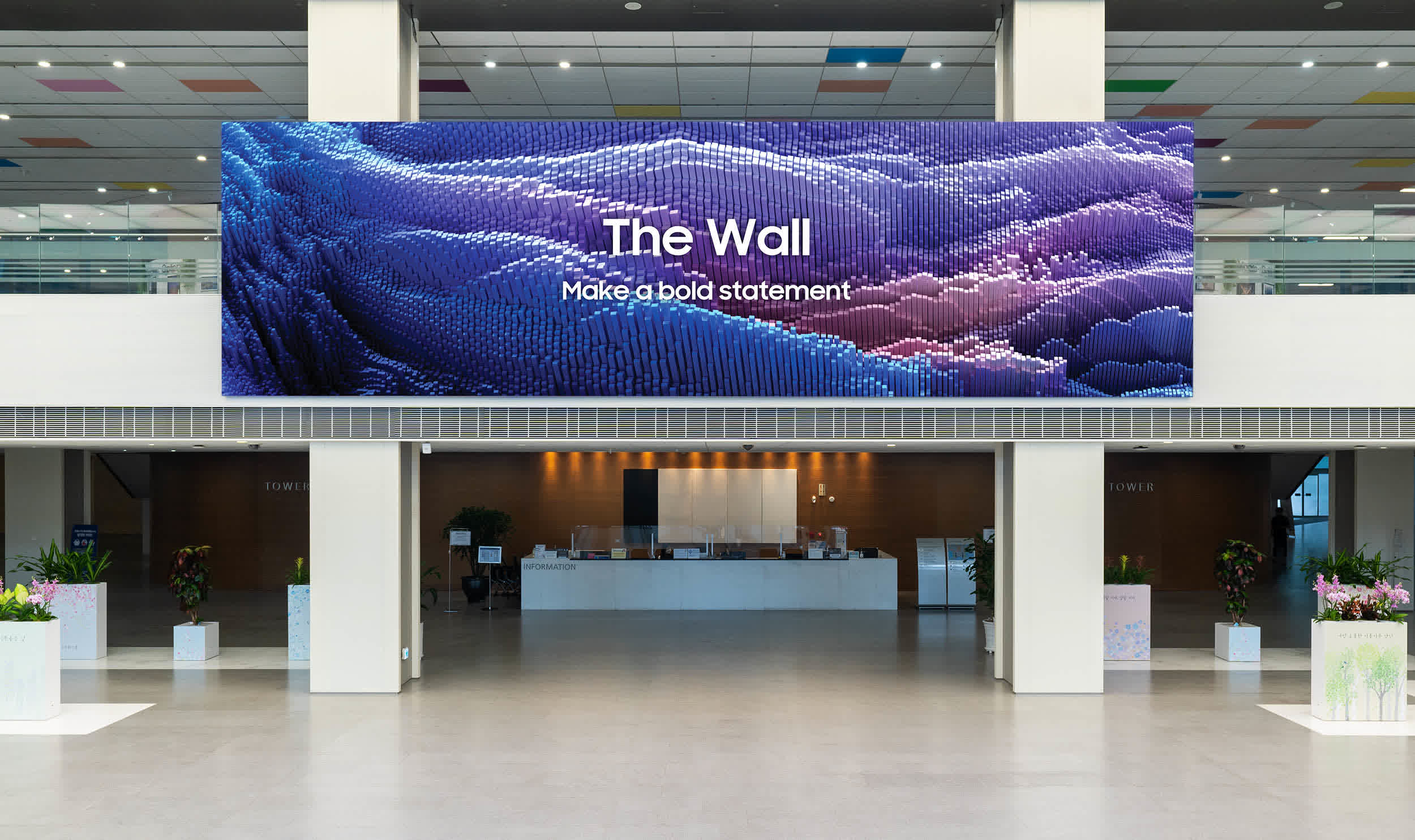 Samsung's latest The Wall TV measures over 1,000 inches diagonally