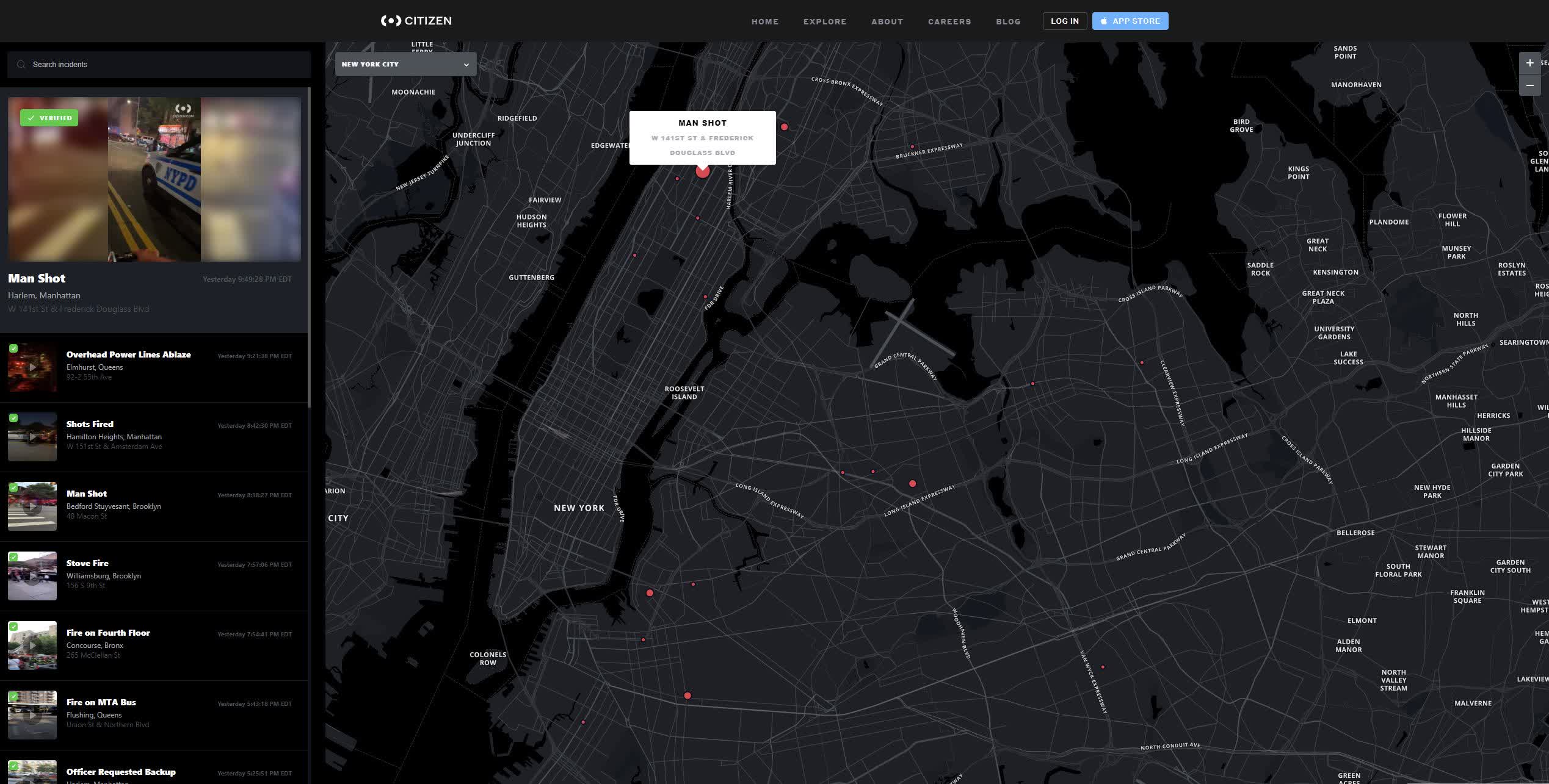 Citizen app pays $200 to $250 a day to track and livestream crimes and  emergencies | TechSpot