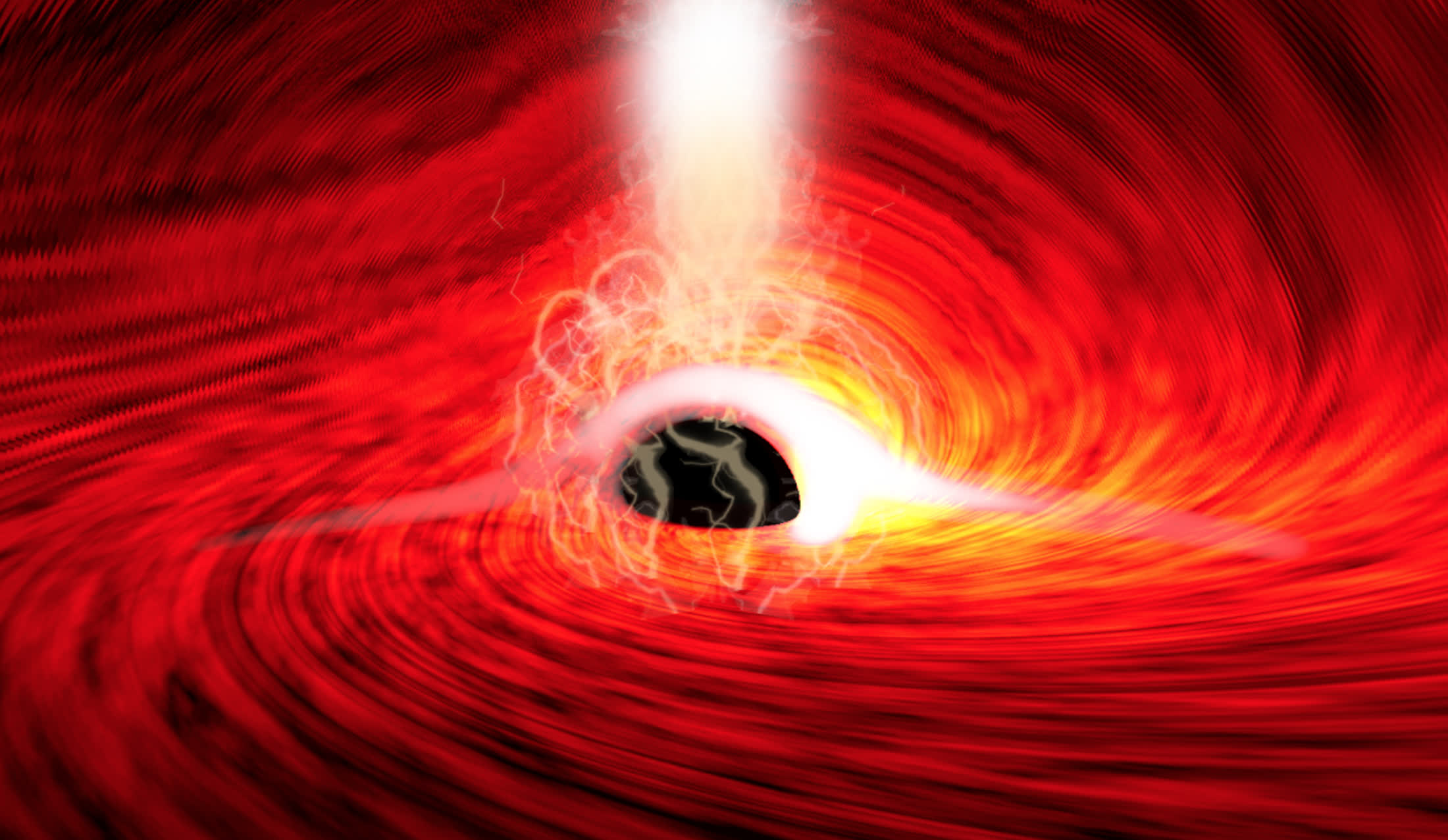 Astronomers spot light behind a black hole for the first time, reaffirming Einstein's theory of general relativity