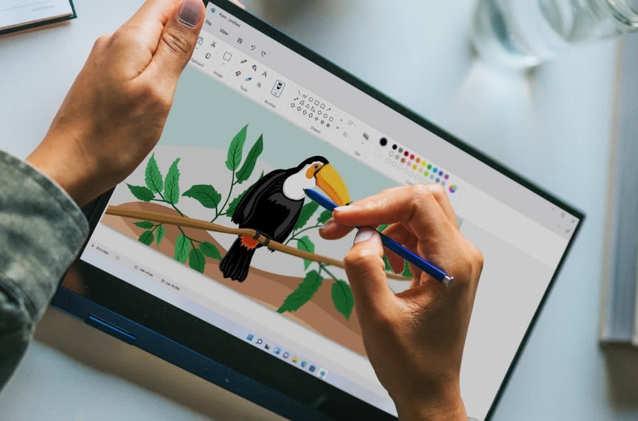 Check out the new look for Paint and Photos in Windows 11