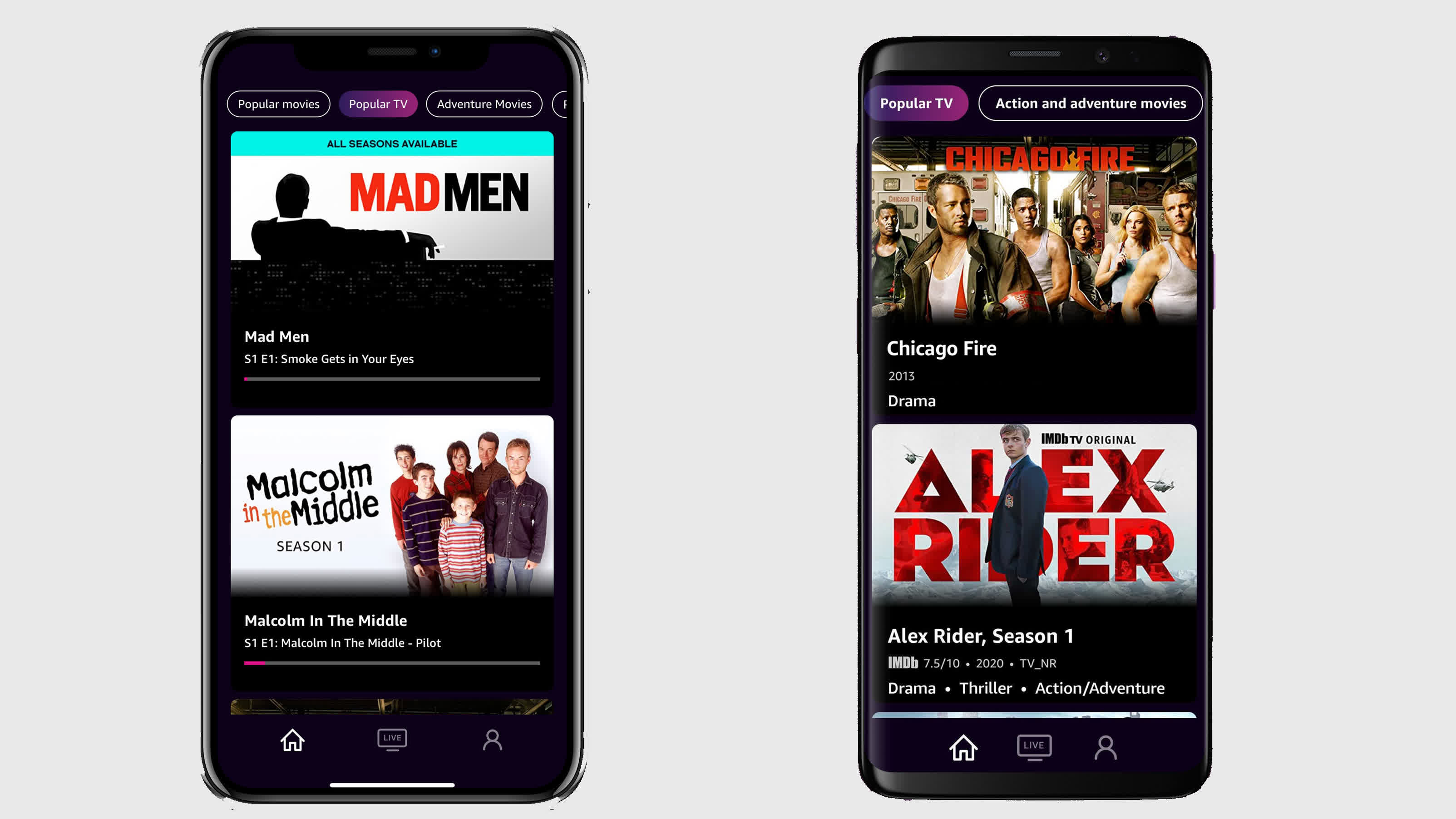 Amazon's ad-supported IMDb TV streaming service finally gets Android and iOS mobile apps