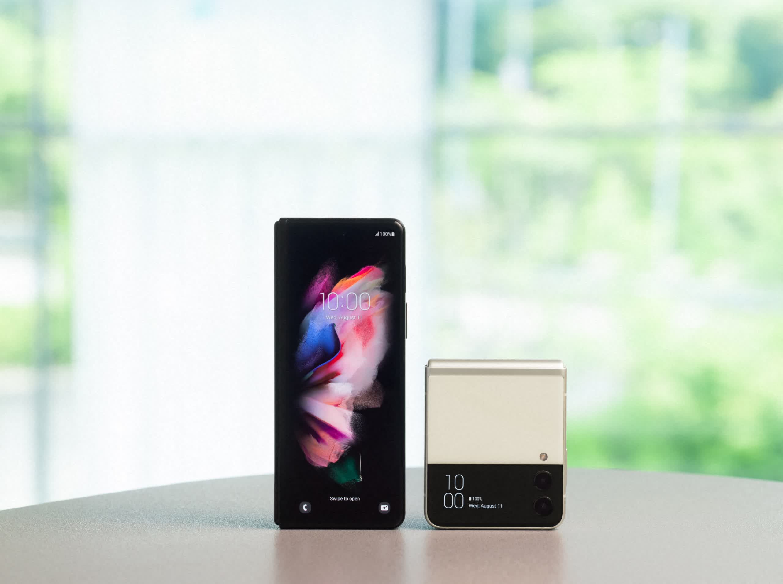 Samsung's Galaxy Z Fold3 and Z Flip3 are outselling both the Galaxy S21 and the Galaxy Note 20