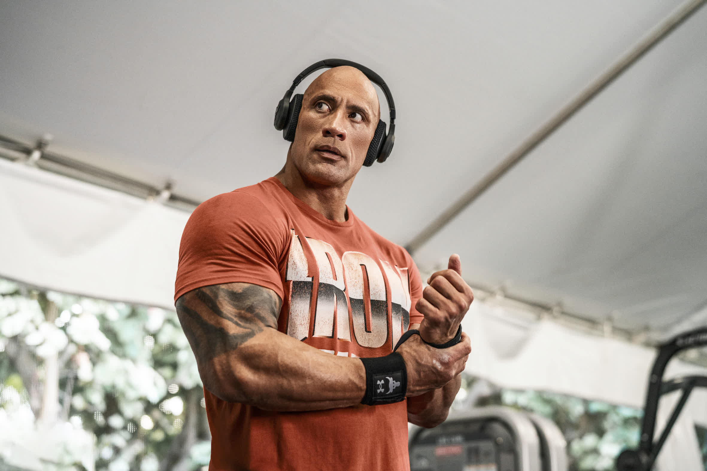 The Rock teams up with JBL and Under Armour on a pair of over-ear sports headphones