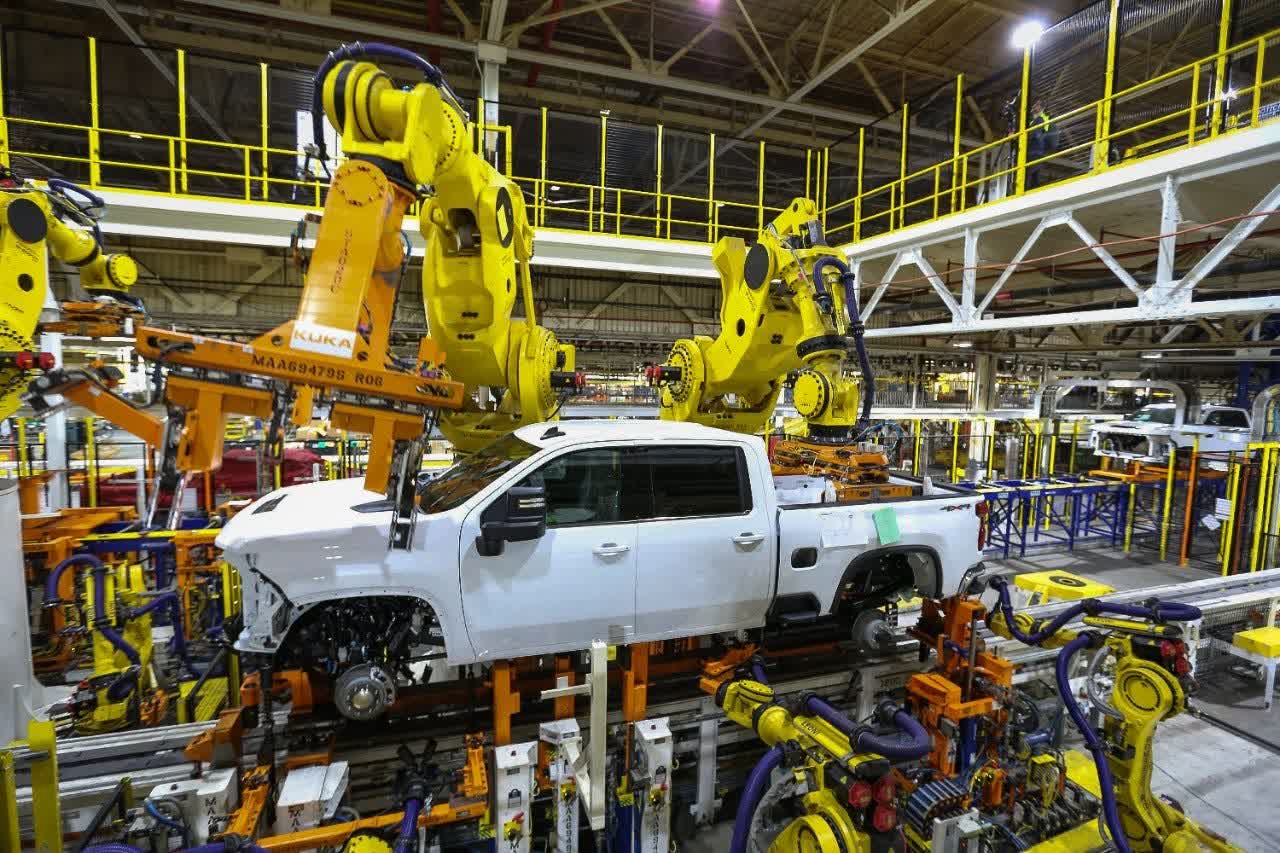 GM to halt production at nearly all North American assembly plants next week