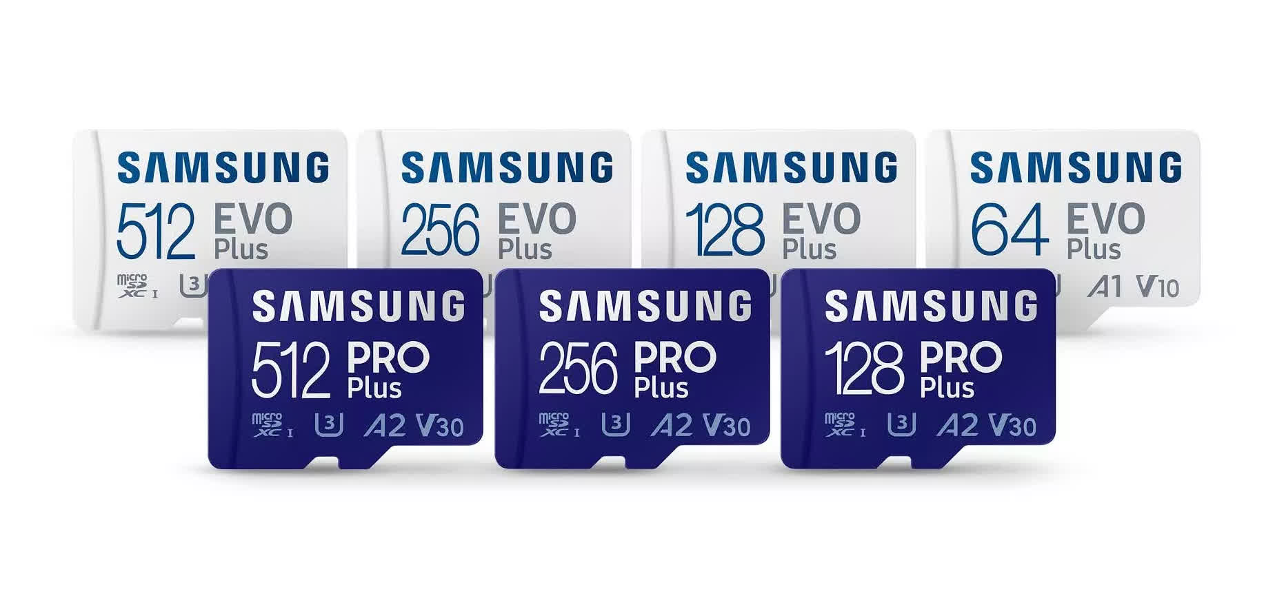 Samsung reveals its latest microSD and SD cards, now faster and more durable