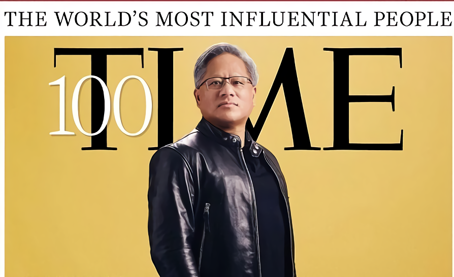 Jensen Huang named one of Time's most influential people, gets his own cover