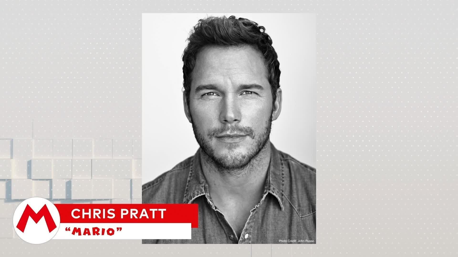 Chris Pratt will play Mario in next year's Super Mario Bros. movie