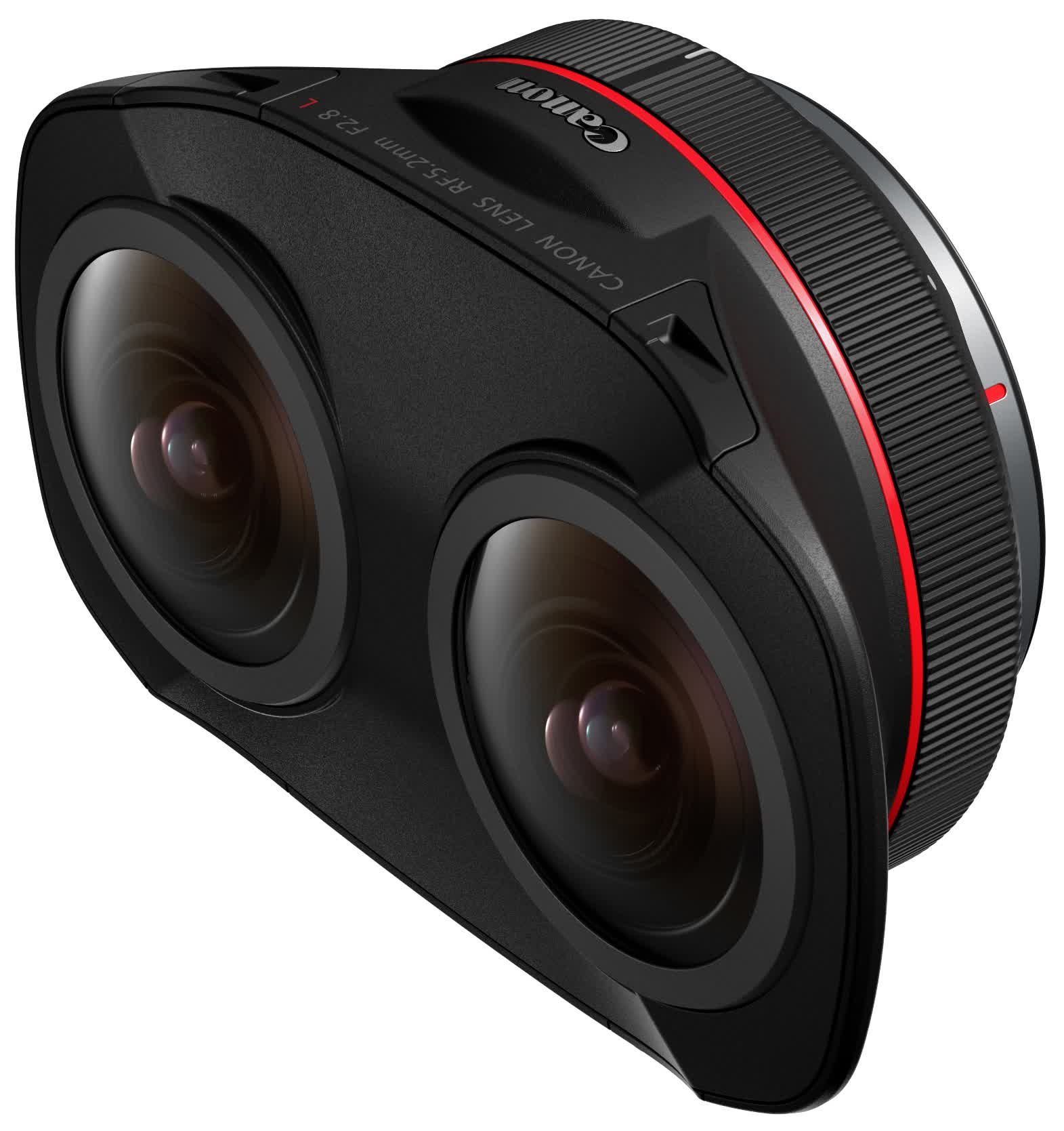 Canon dives into VR creation with this odd-looking dual fisheye lens